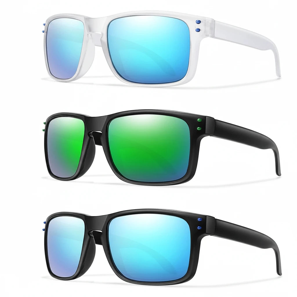 Lunettes de soleil polarisées UV400 - Lot de 3 paires