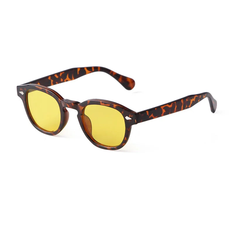 Lunettes de soleil rondes vintage JNPCXI - Rétro dégradé UV400