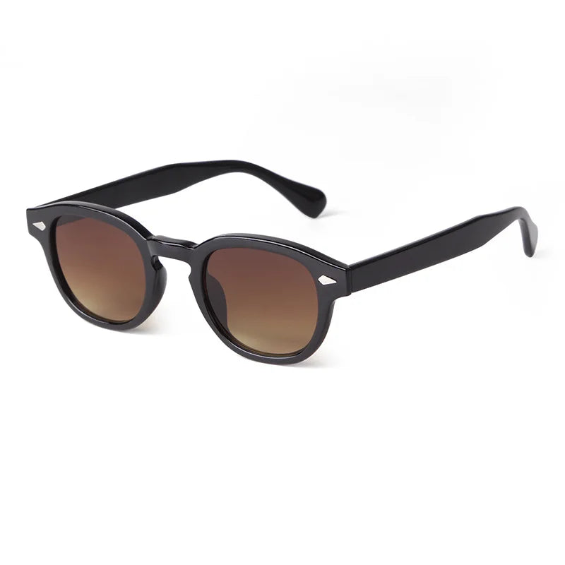 Lunettes de soleil rondes vintage JNPCXI - Rétro dégradé UV400