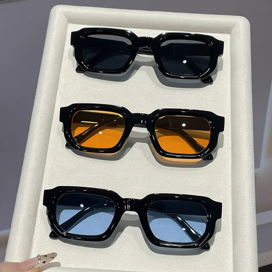 Lunettes de soleil rectangulaires vintage - Lot de 2 ou 3 paires UV400