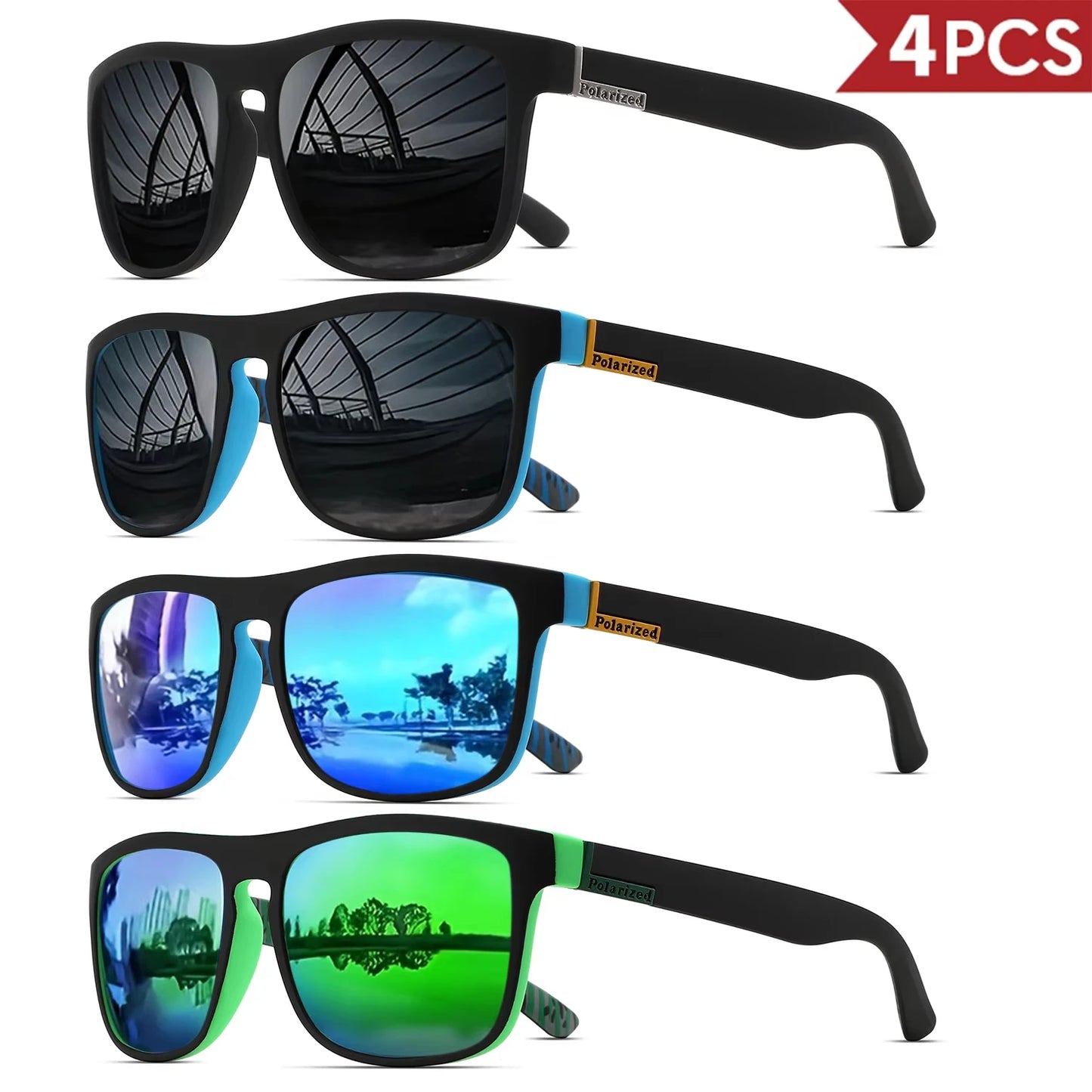 Lunettes de soleil de sport polarisées pour hommes