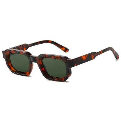Lunettes de soleil carrées rétro UV400 - Verres transparents