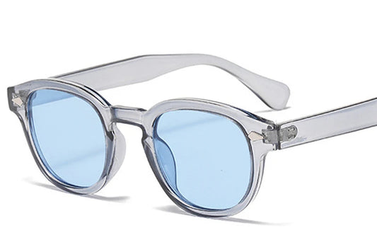 Lunettes de soleil rondes vintage JNPCXI - Rétro dégradé UV400
