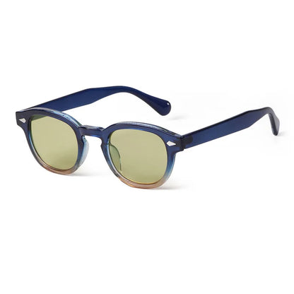 Lunettes de soleil rondes vintage JNPCXI - Rétro dégradé UV400