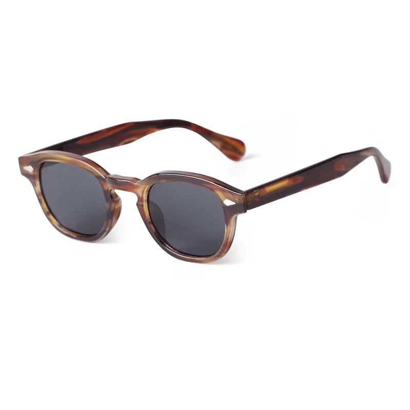 Lunettes de soleil rondes vintage JNPCXI - Rétro dégradé UV400
