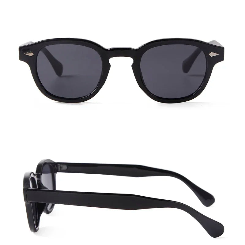 Lunettes de soleil rondes vintage JNPCXI - Rétro dégradé UV400