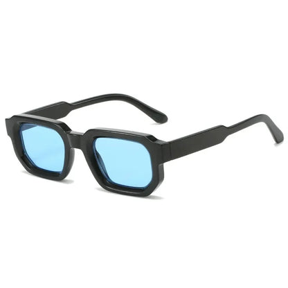 Lunettes de soleil carrées rétro UV400 - Verres transparents
