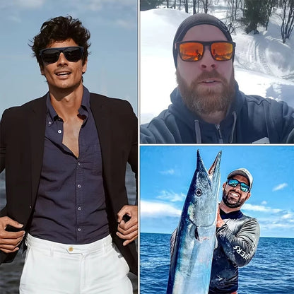 Lunettes de soleil de sport polarisées pour hommes